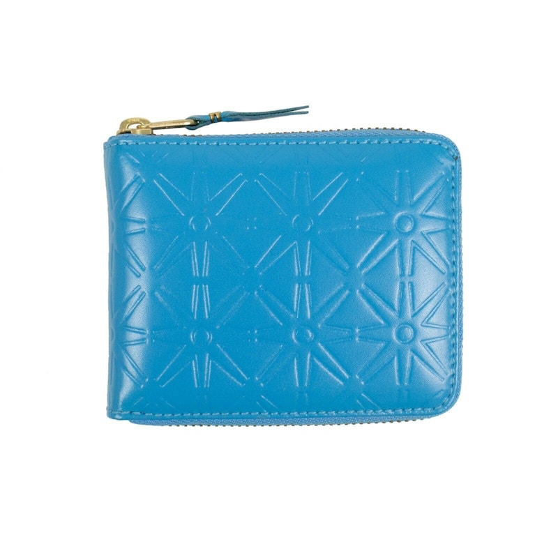 Comme des Garcons SA710EA Wallet Colour Embossed A Blue