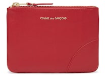 Comme des Garcons SA8100C Colour Plain Wallet Red