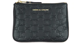 Comme des Garcons SA810EB Classic Embossed B Wallet Black