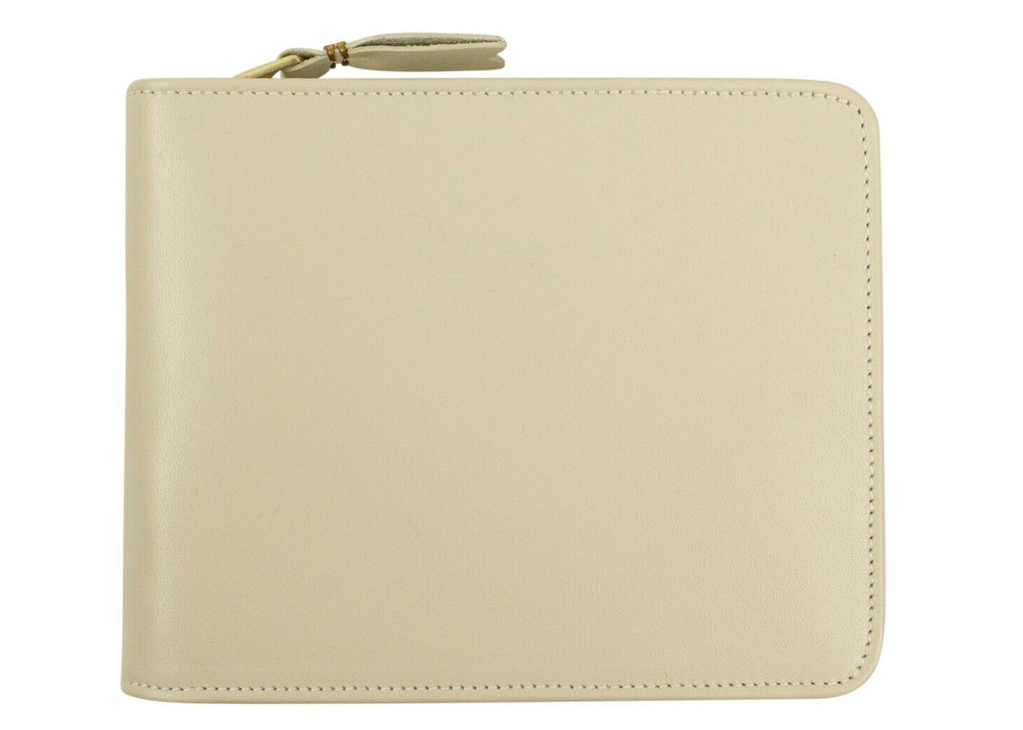 Comme des Garcons SA3100 Classic Plain Wallet Off-White in Leather