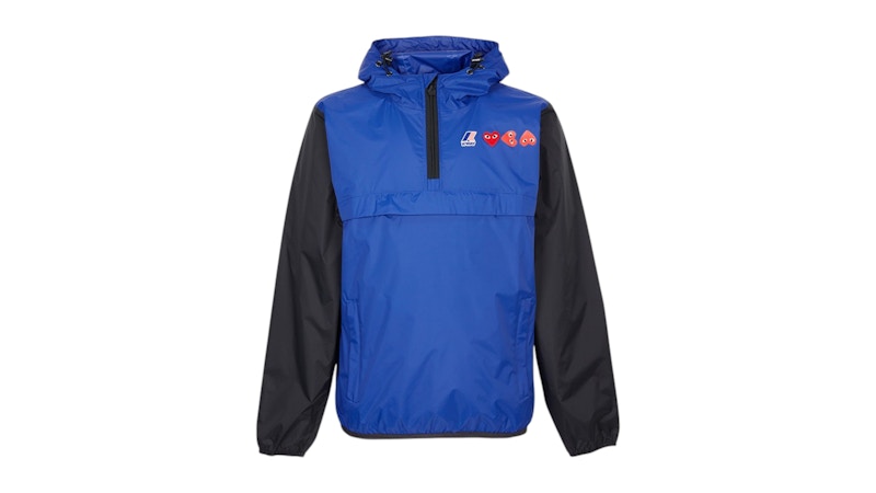 COMME des GARÇONS 青 ジャケット Comme Des Garçons Play Heart logo-patch Track Jacket | Blue