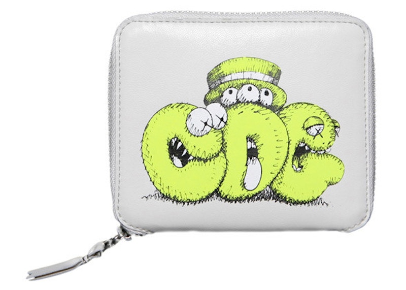 Comme des garcons zip outlet around wallet que es