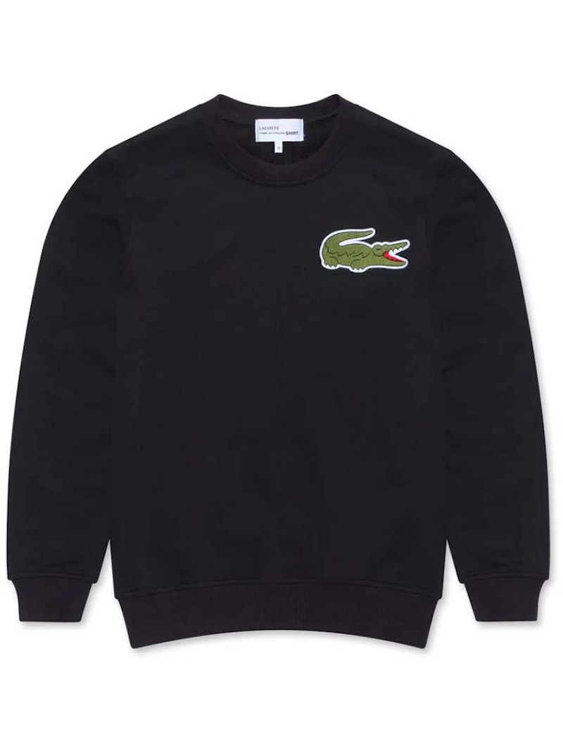 Lacoste logo outlet black