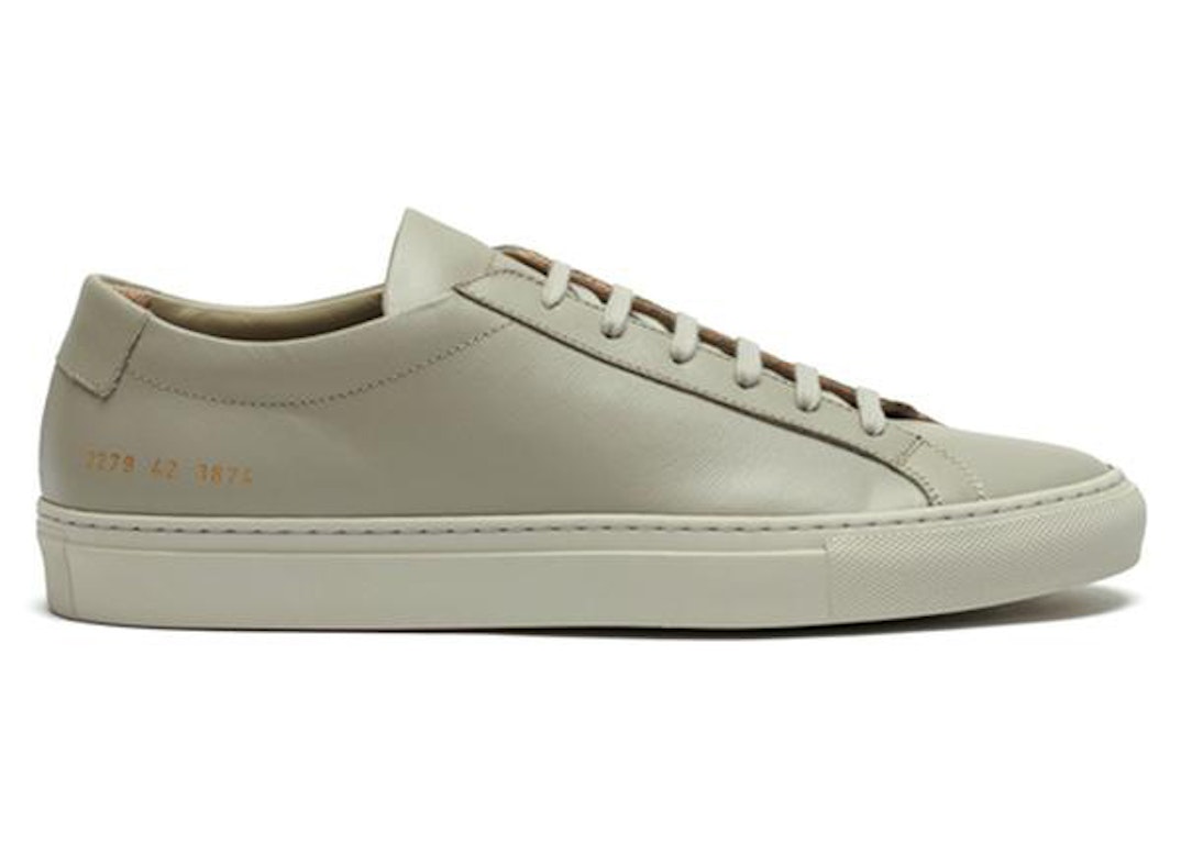 Pre-owned Common Projects Common Project Achilles Low Warm Grey