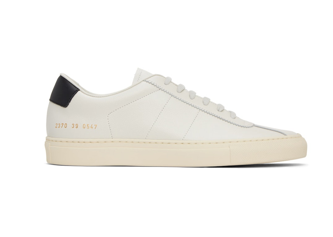 Pre-owned Common Projects Common Project Tennis 77 White Black In White/black