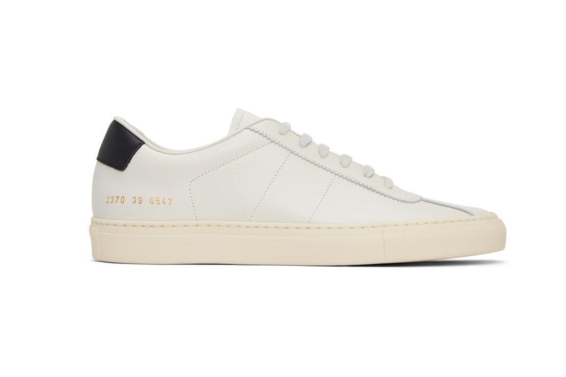 Pre-owned Common Projects Common Project Tennis 77 White Black In White/black