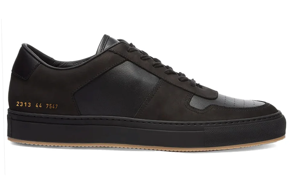 Common Projects BBall Low Leather Nubuck Black