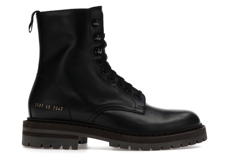 Common Projects Combat Boot Black Men's - 2354 XX 7547 - US