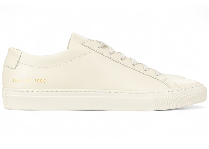 COMMON PROJECTS Pre-owned Men's Original Achilles Low Sneakers In Tofu In White