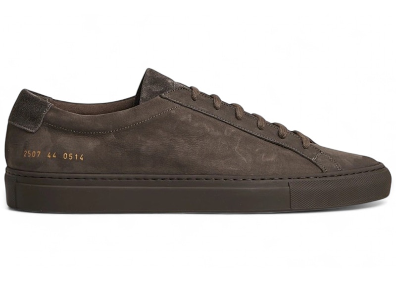 Carbón de nobuck Achilles original de Common Projects Hombre