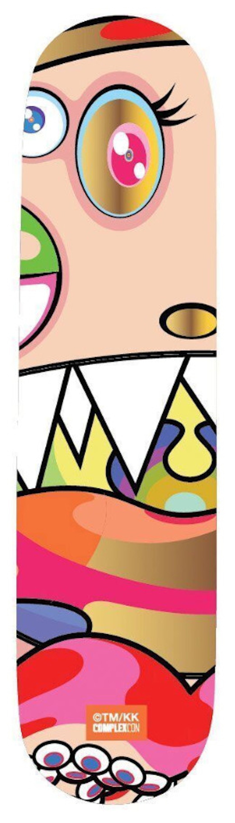 Skateboard Deck Takashi Murakami Complex Con 2017 – Yeux – Neuf Scellé
