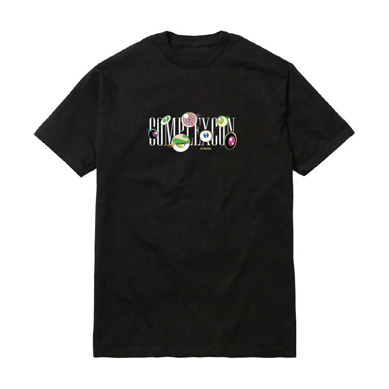 Takashi Murakami Eyes T-Shirt Black