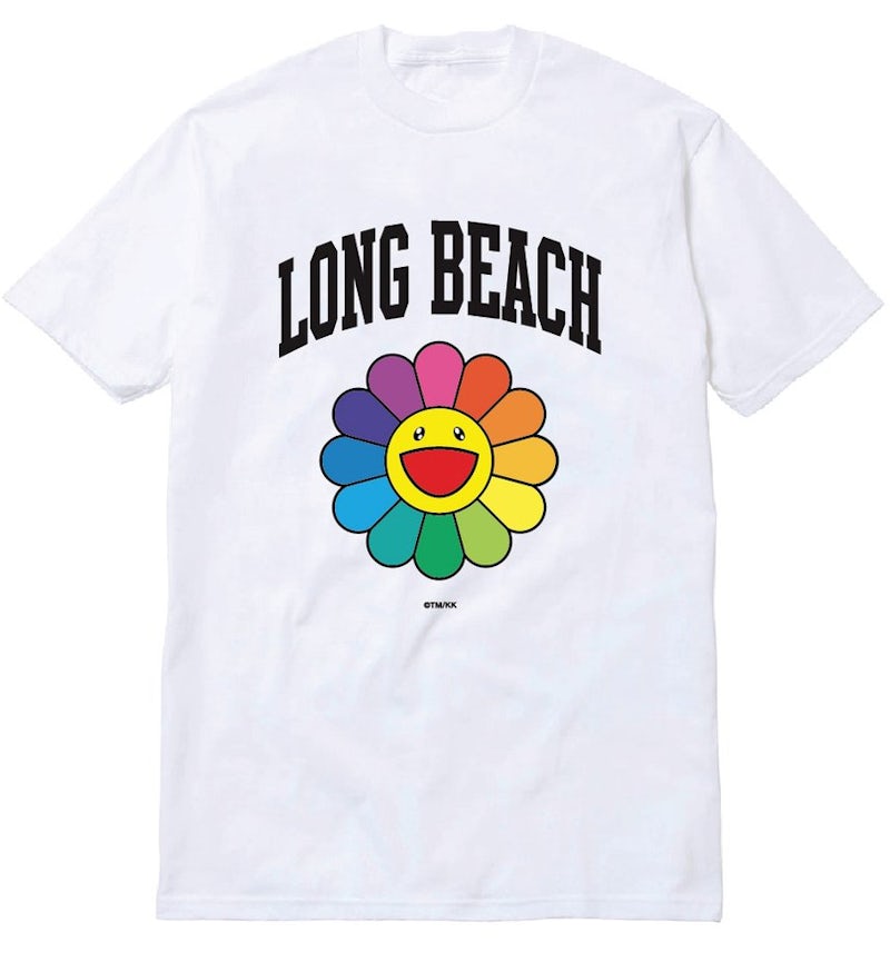 Tulum T Shirt Fleur Homme Takashi Murakami Flower T-Shirt Blanc De