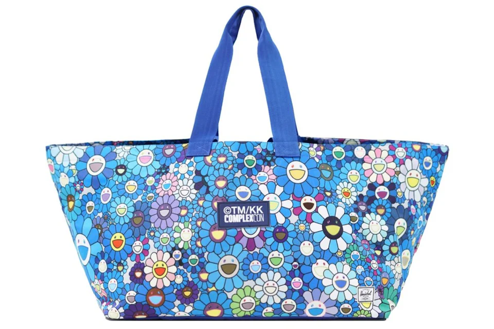 Takashi Murakami Flower Tote Bag Blue