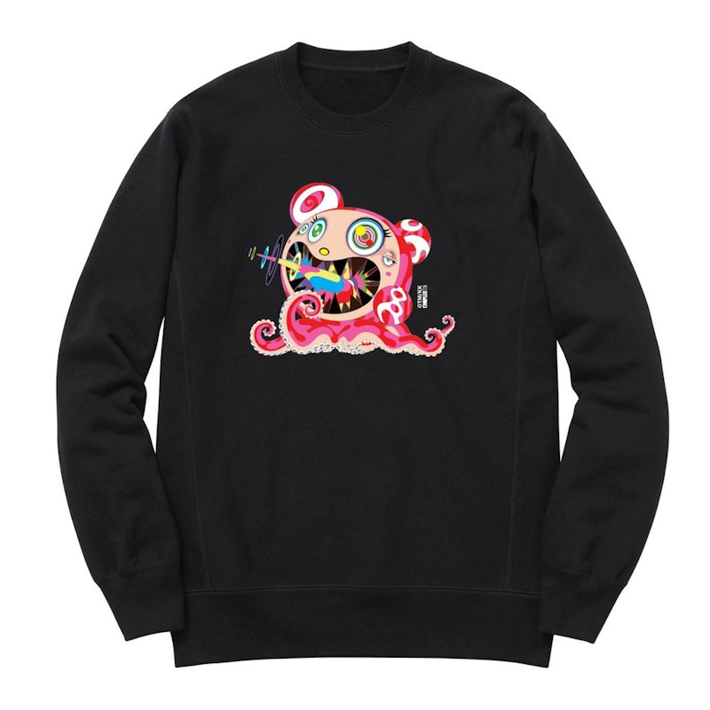 Takashi Murakami Graduate Crewneck Black - FW17 - US