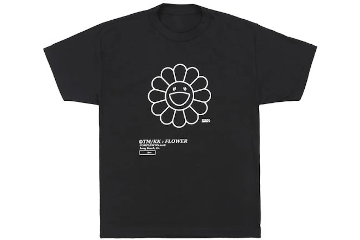 Takashi Murakami Flower Tee Black