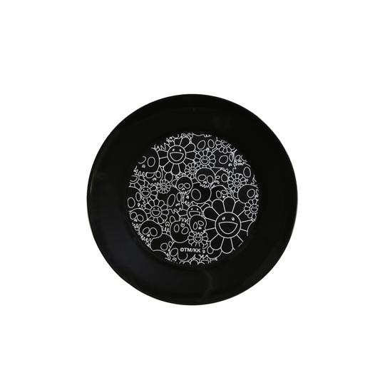 Takashi Murakami Skull & Flower Plate Black