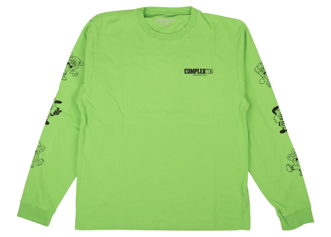 Pre-owned Complexcon X Verdy Long Sleeve Logo T-shirt Green