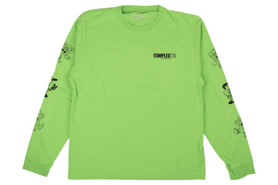 Pre-owned Complexcon X Verdy Long Sleeve Logo T-shirt Green