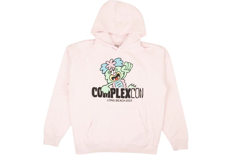 Complexcon x Verdy Pink Logo Graphic Hoodie Pink Men's - FW22 - US