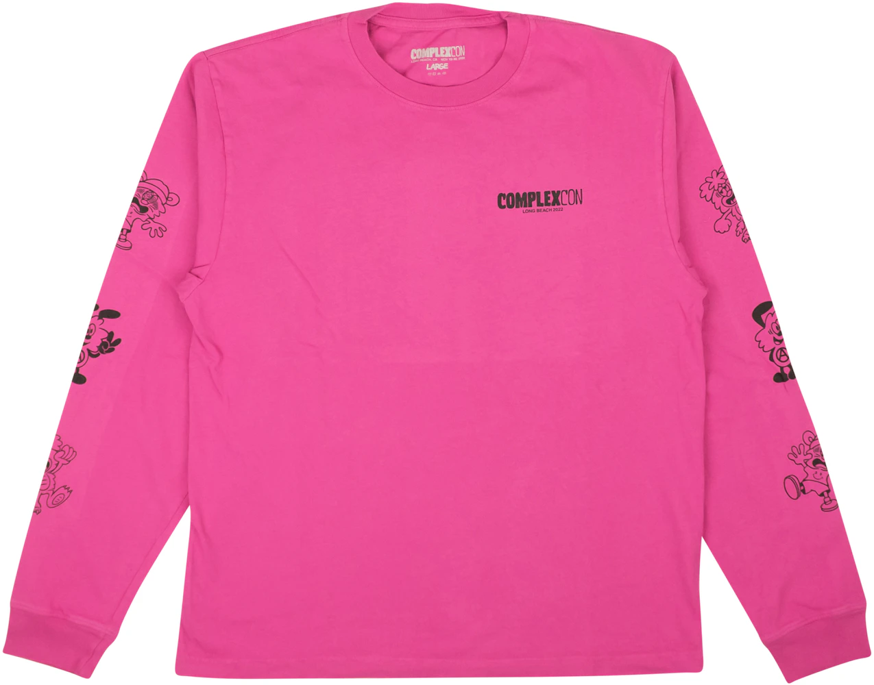 Complexcon x Verdy Pink Long Sleeve T-Shirt Pink Men's - FW22 - GB