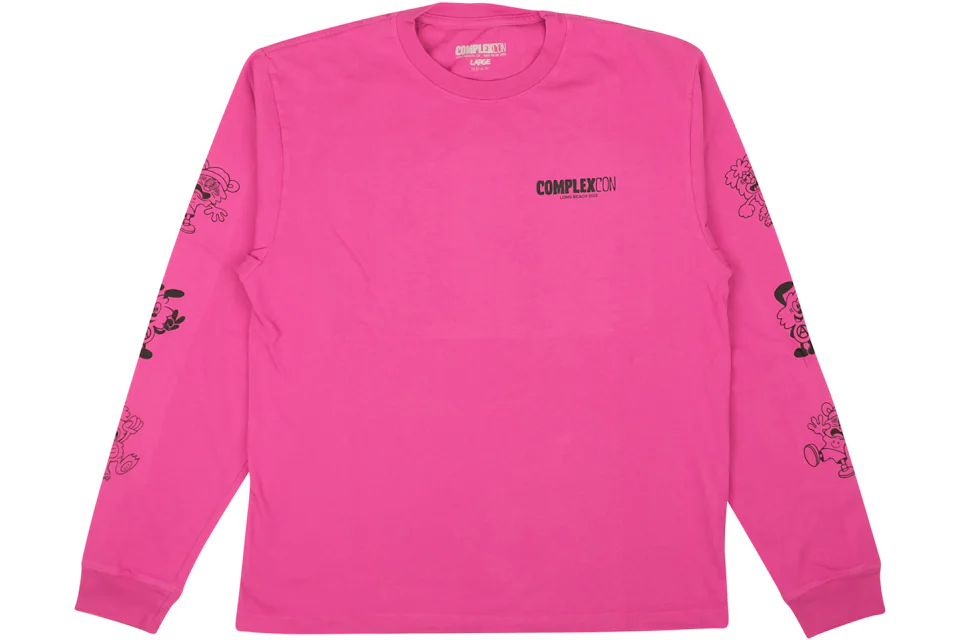 Complexcon x Verdy Pink Long Sleeve T-Shirt Pink Men's - FW22 - US