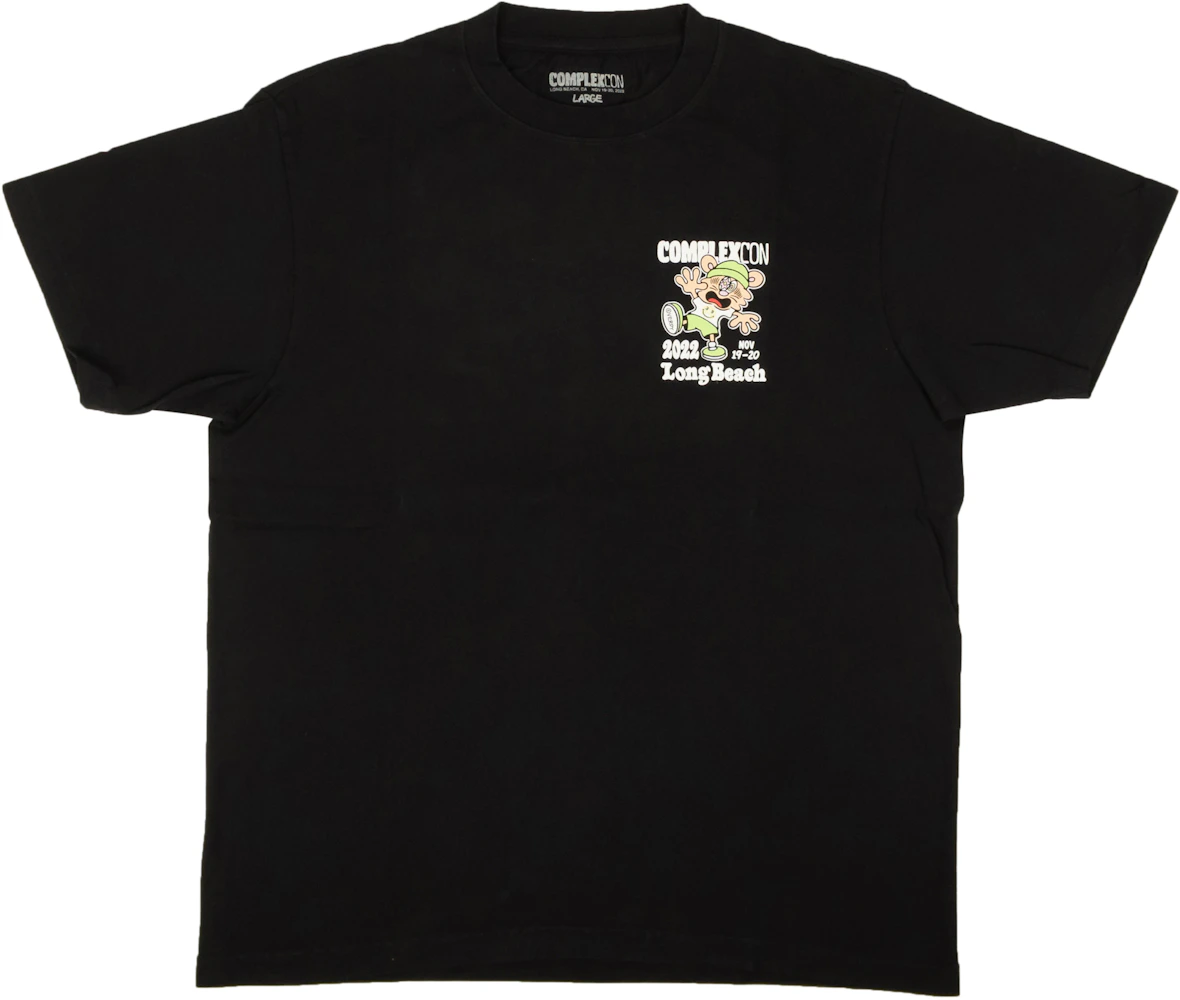 Complexcon x Verdy Short Sleeve Logo T-Shirt Black Men's - FW22 - US