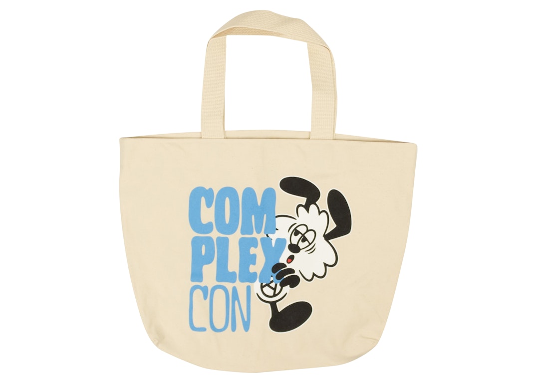 Pre-owned Complexcon X Verdy Vick Tote Bag Natural/blue