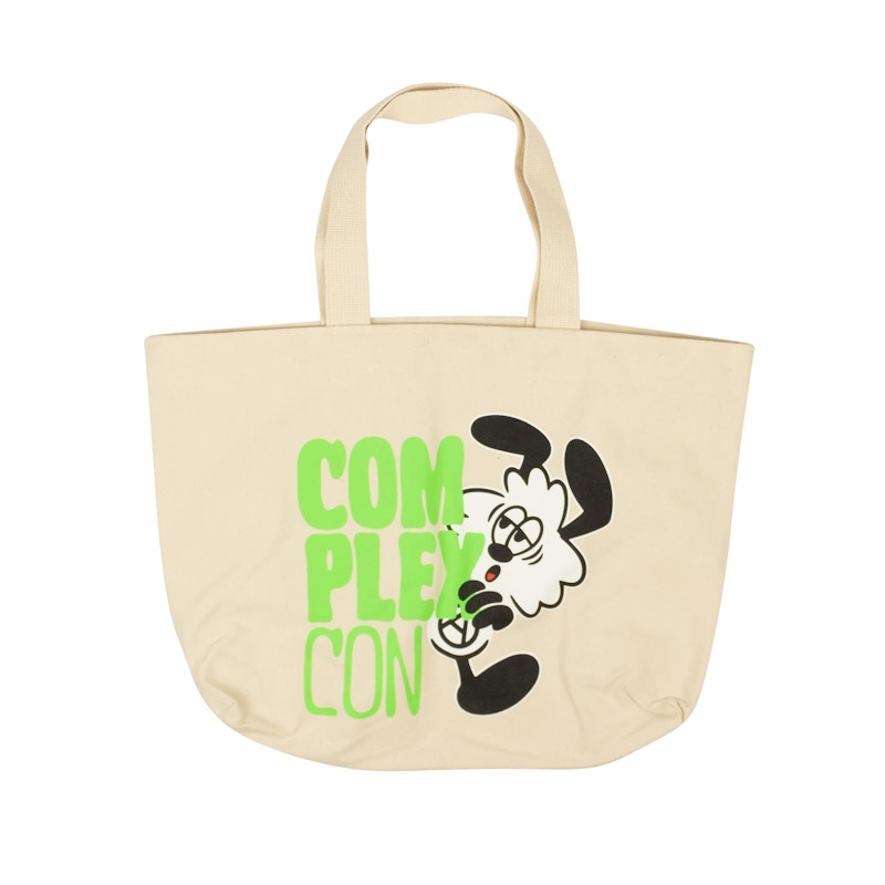 Pre-owned Complexcon X Verdy Vick Tote Offwhite/green In Multi