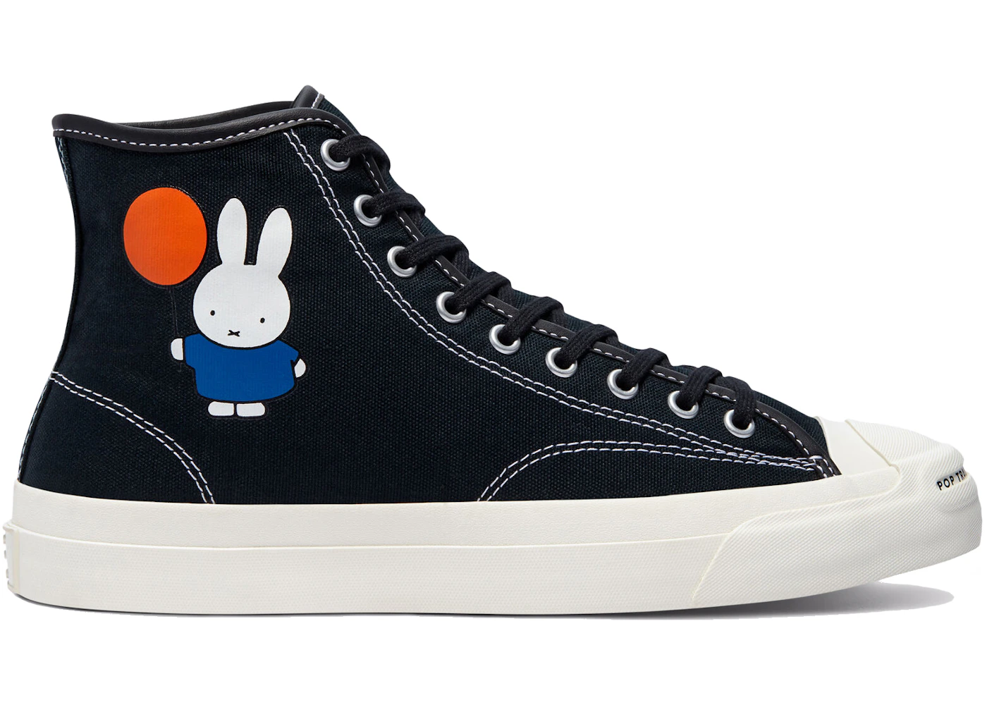 Converse CONS Jack Purcell Pro Mid POP Trading Company Miffy Black