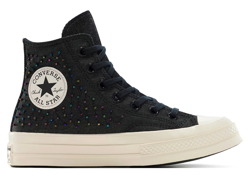 Converse Chuck 70 Hi Black Egret Multi Jewels