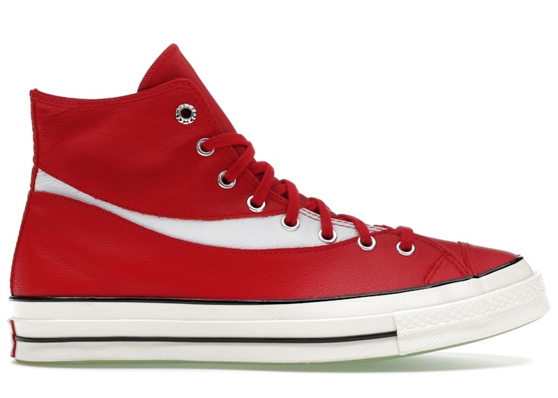 最終値下げ、早い者勝ち❗️Converse Coca-Cola コラボ Converse Chuck 70 Hi Coca-Cola Racing Red Leather メンズ - A17888C