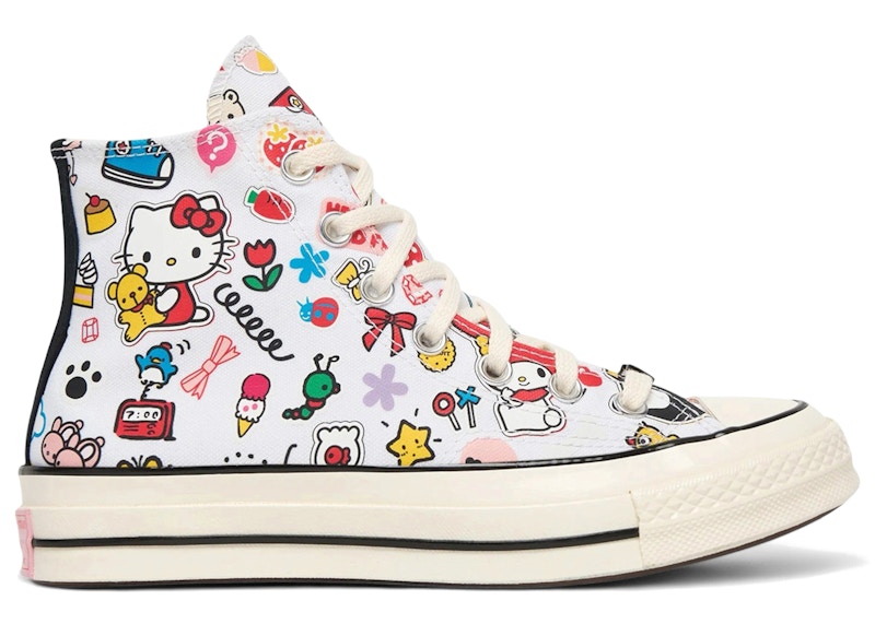Converse Chuck 70 Hi Hello Kitty Stickers