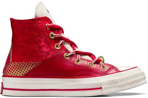 Converse Chuck 70 Hi Lunar New Year Enamel Red Snakeskin Men's