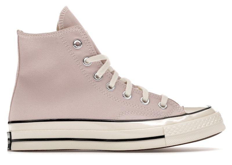 Men's Converse Chuck 70 Hi Sneakers in Shy Flamingo/Egret/Black