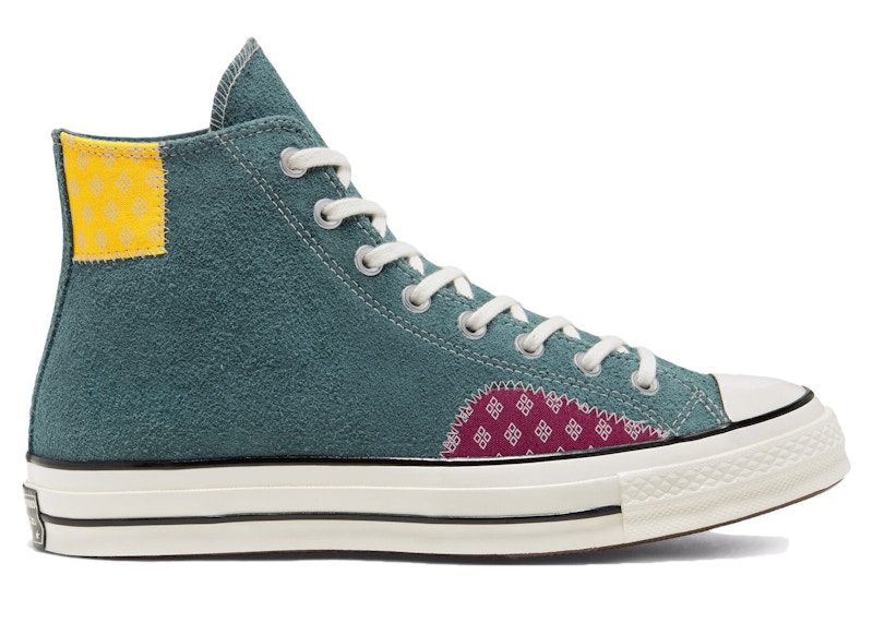 Converse Chuck Taylor All Star 70 Hi Twisted Prep Abeto Descolorido Amarillo Hombre 166853C ES