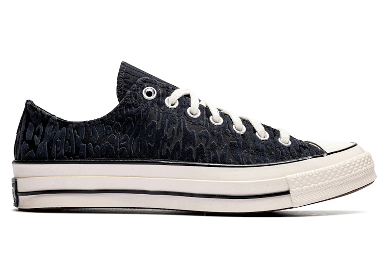 Converse Chuck 70 Ox Black Satin Leopard