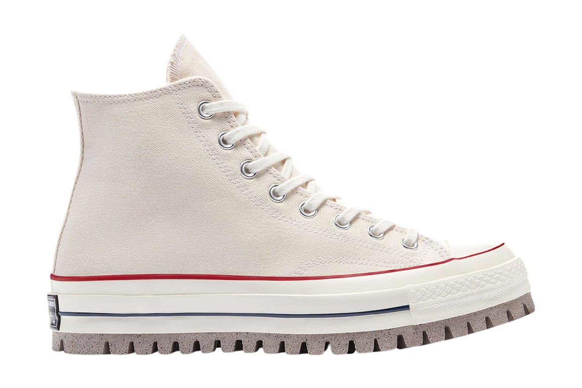 Click to view more detailed imagery on our partner's website Pre-owned Converse Chuck 70 Trek Hi Parchment Vintage