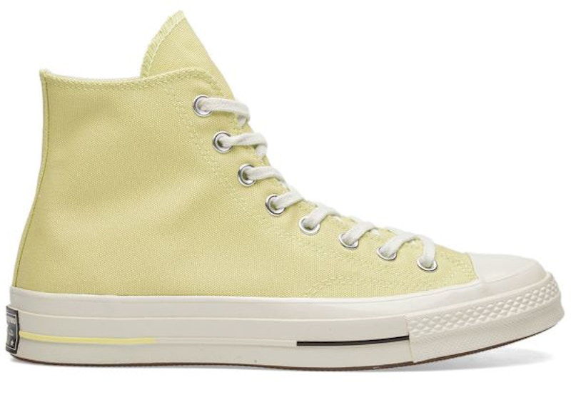 Bright yellow converse on sale shoes