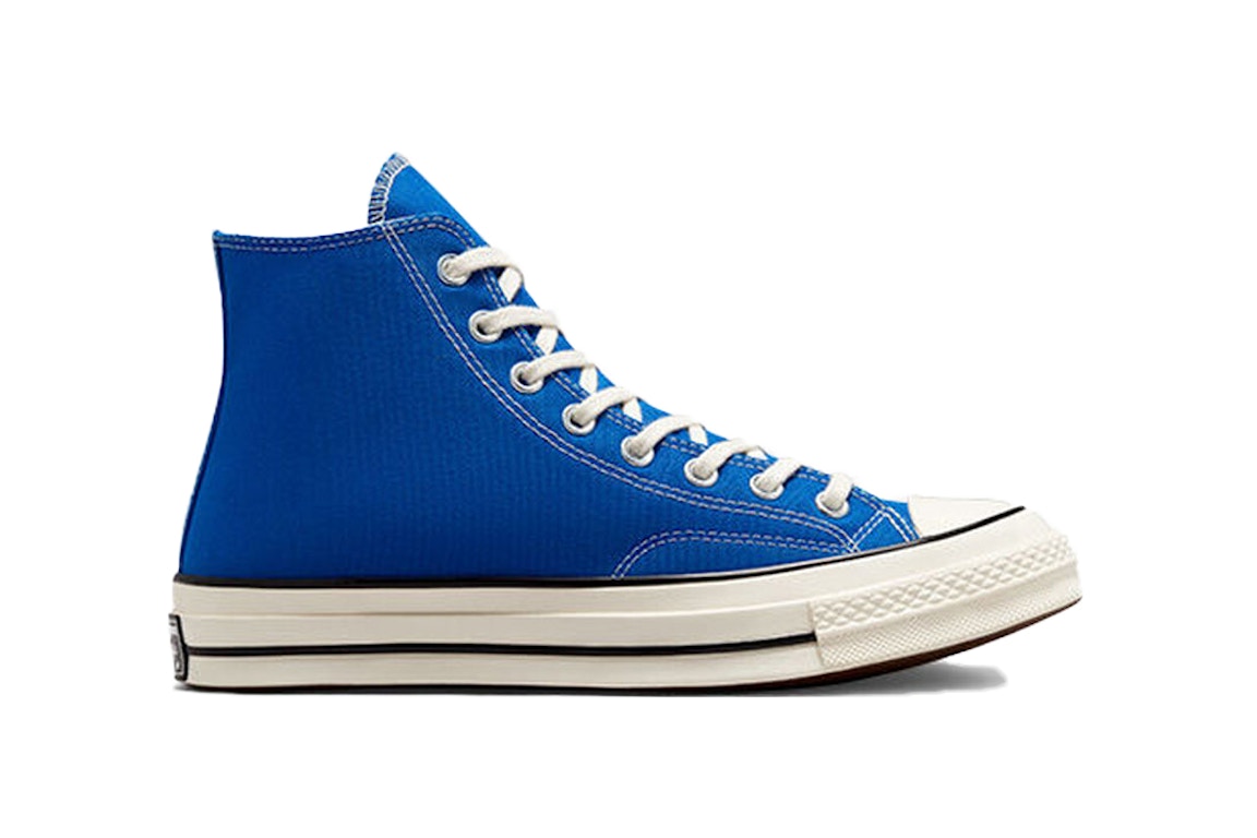 Click to view more detailed imagery on our partner's website Pre-owned Converse Chuck Taylor All-star 70 Hi Canvas Cobalt In Cobalt/egret