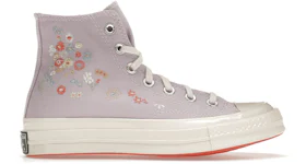 Converse Chuck Taylor All-Star 70 Hi Embroidered Floral Pale Amethyst