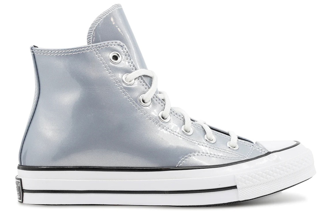 Pre-owned Converse Chuck Taylor All Star 70 Hi Industrial Glam Silver (women's) In Silver/egret/black