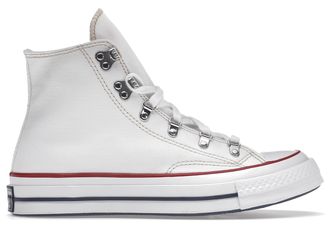 Pre-owned Converse Chuck Taylor All-star 70 Hi Pglang White In White/irish Cream/navy