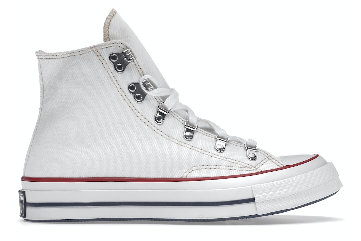 Pre-owned Converse Chuck Taylor All-star 70 Hi Pglang White In White/irish Cream/navy