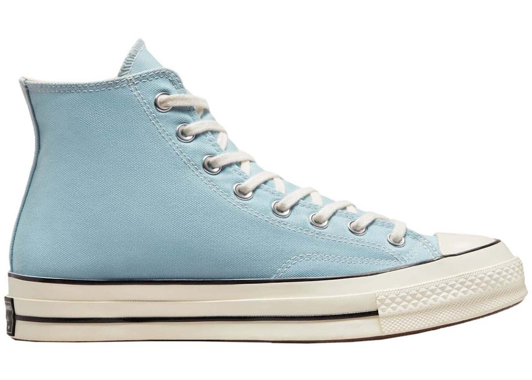 Pre-owned Converse Chuck Taylor All-star 70 Hi Recycled Canvas Light Armory Blue In Light Armory Blue/egret/black
