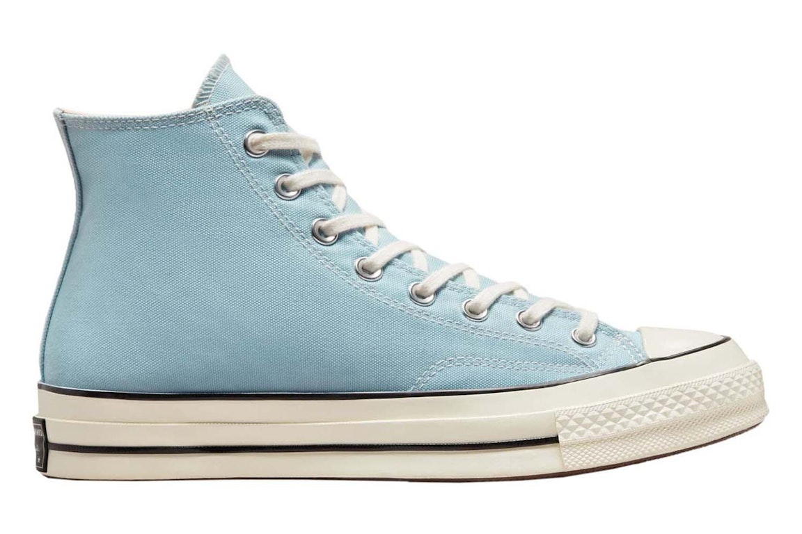 Pre-owned Converse Chuck Taylor All-star 70 Hi Recycled Canvas Light Armory Blue In Light Armory Blue/egret/black