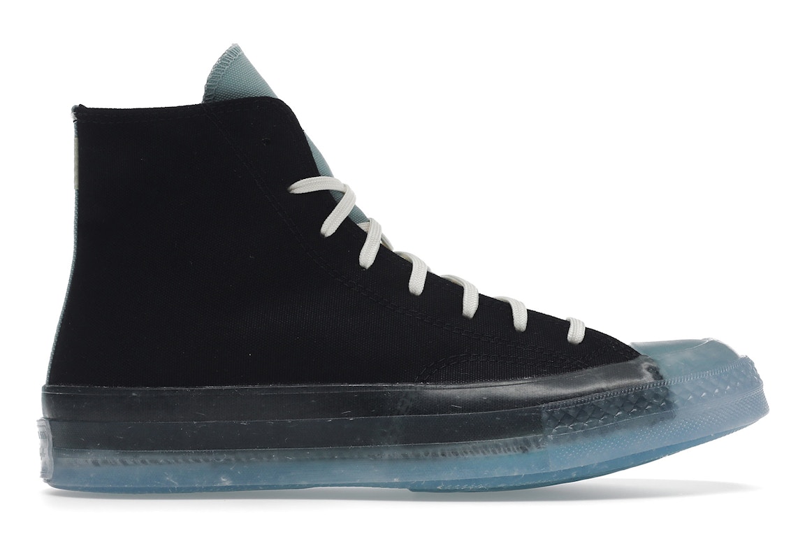 Click to view more detailed imagery on our partner's website Pre-owned Converse Chuck Taylor All-star 70 Hi Renew Egret Black In Egret/black/forest Pine