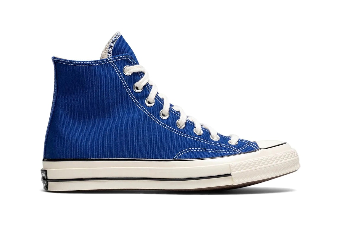 Click to view more detailed imagery on our partner's website Pre-owned Converse Chuck Taylor All-star 70 Hi Rush Blue In Rush Blue/egret/black