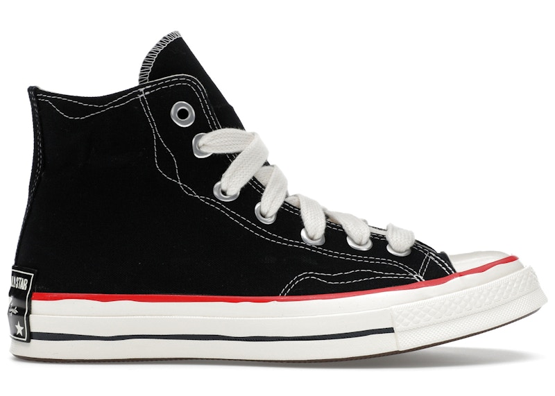 Converse Chuck Taylor All Star Ct70 ブラック 数量限定】CT70 LEATHER（レザー） BLACK Zipper Heel HI CUT