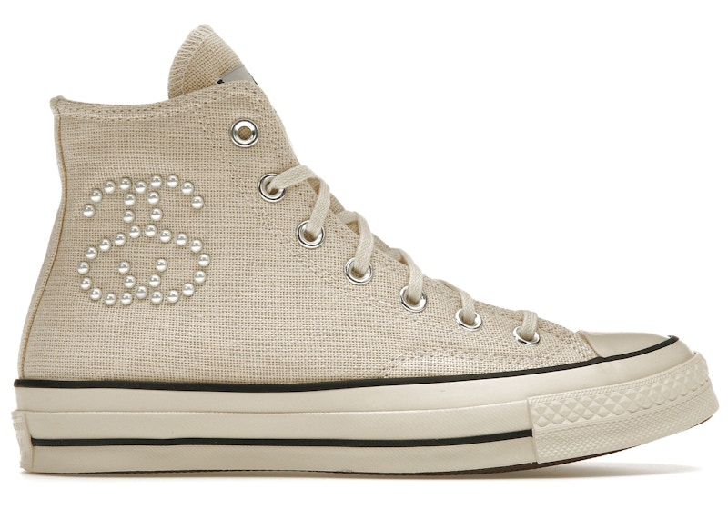 Converse Chuck Taylor All Star 70 Hi Stussy Fossil Pearl